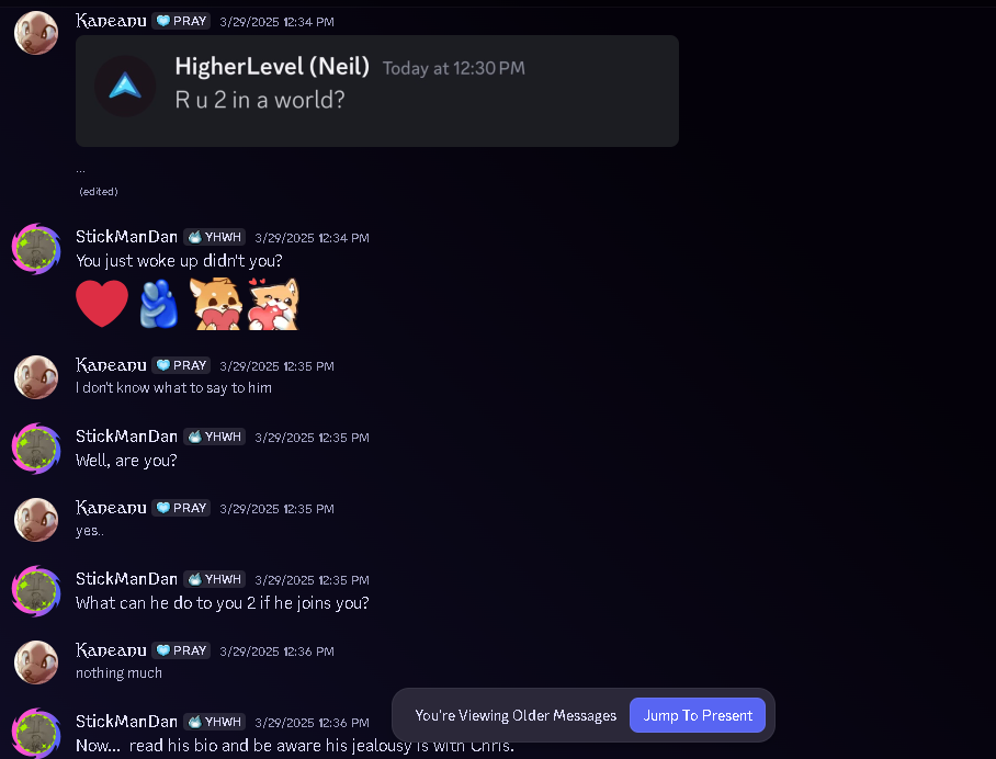 KD Dans involvement with higherlevel15